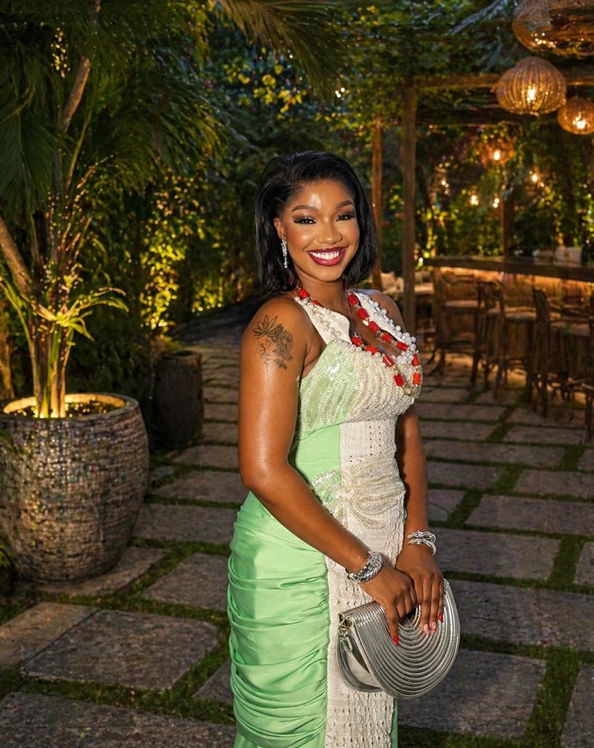 Verdant Soirée Gown